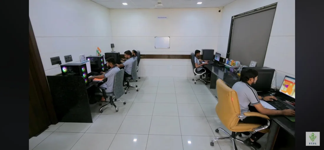PTPL design engineers working with CAD software